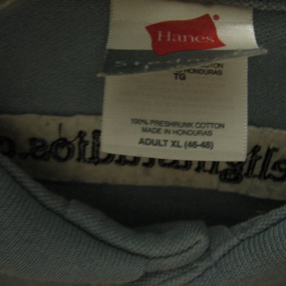 Mens Blue Polo Golf Logo'd Shirt XL Cotton Pole Dancer Collared 1/4 button front - Picture 8 of 15